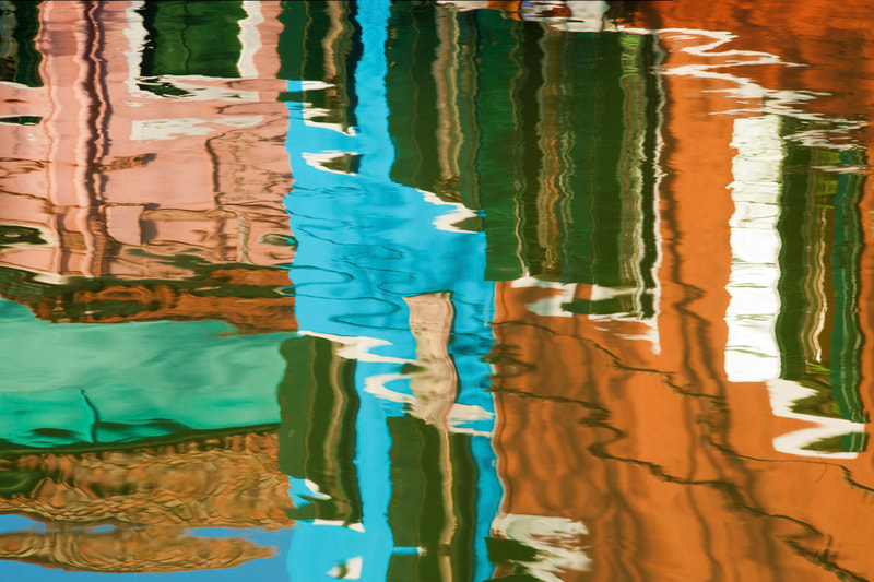 Burano Reflection by Mary Macey Butler